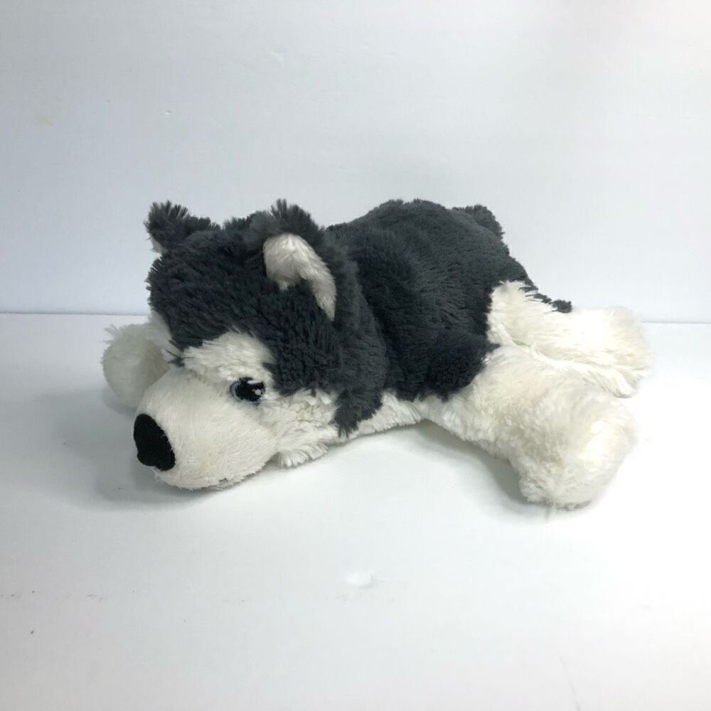 ikea plush livlig‎ siberian husky puppy dog stuffed animal embroidered eyes